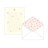 EL COMMUN Papoter Letter Set - Pink Flowers
