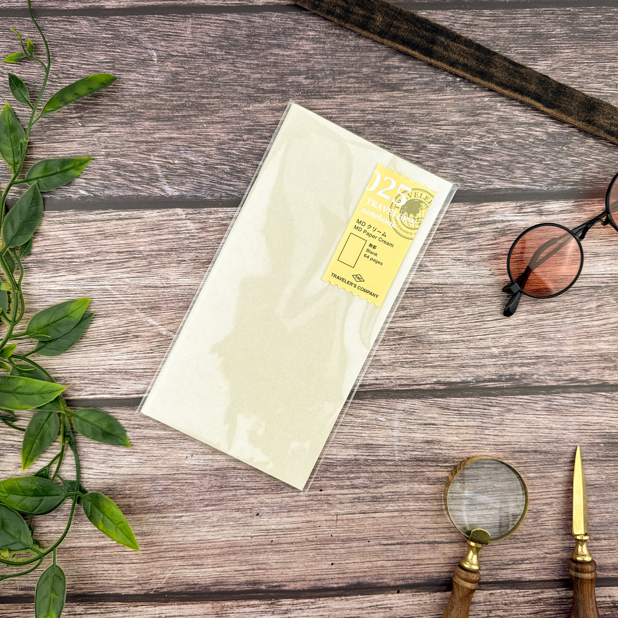 Traveler's Blank Cream Notebook Refill - Regular Size