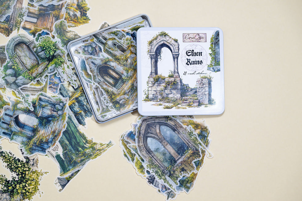 CoraCreaCrafts Sticker Box - Elven Ruins