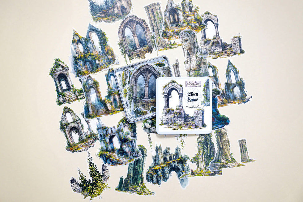 CoraCreaCrafts Sticker Box - Elven Ruins