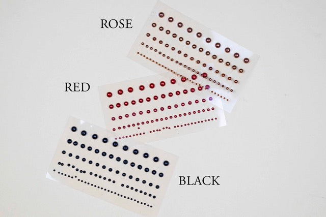 CoraCreaCrafts Black Pearl Stickers