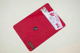 CoraCreaCrafts Red Storage Envelope