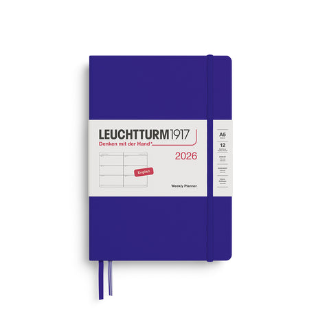Leuchtturm Weekly Planner & Dot Notebook - Medium (A5) 5 3/4" x 8 1/4"