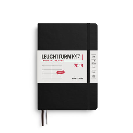 Leuchtturm Weekly Planner & Dot Notebook - Medium (A5) 5 3/4" x 8 1/4"