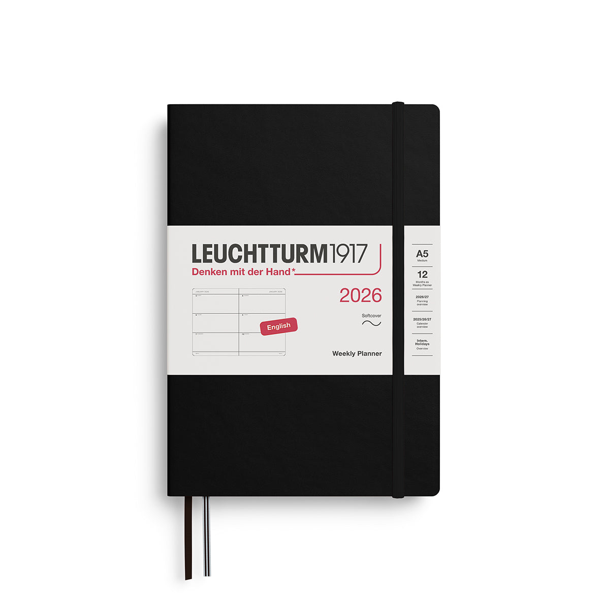 Leuchtturm Weekly Planner & Notebook - Composition (B5) 7" x 10"