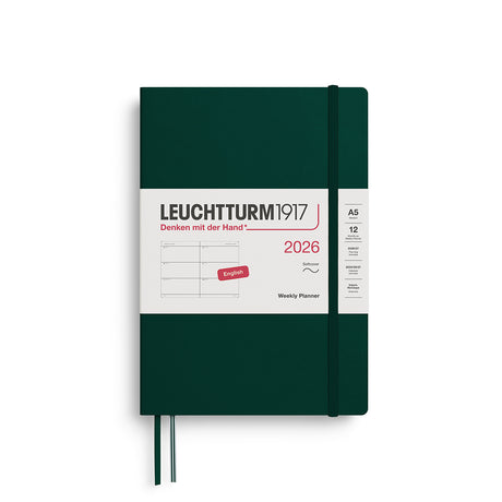 Leuchtturm Weekly Softcover Planner - Medium (A5) 5 3/4" x 8 1/4"