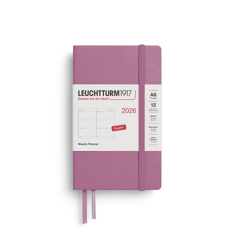 Leuchtturm Weekly Planner - Pocket (A6) 3 1/2" x 6"