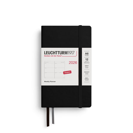 Leuchtturm Weekly Planner - Pocket (A6) 3 1/2" x 6"