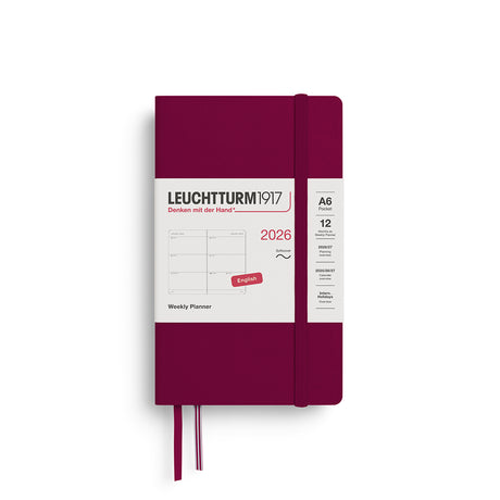 Leuchtturm Weekly Softcover Planner - Pocket (A6) 3 1/2" x 6"