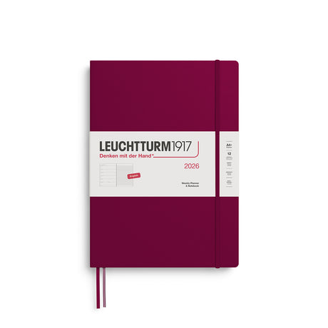 Leuchtturm Weekly Planner & Notebook - Master (A4+) 8 3/4" x 12 1/2"