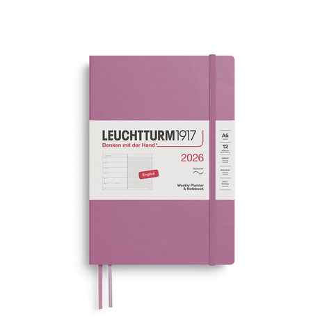 Leuchtturm Weekly Softcover Planner & Notebook - Medium (A5) 5 3/4" x 8 1/4"