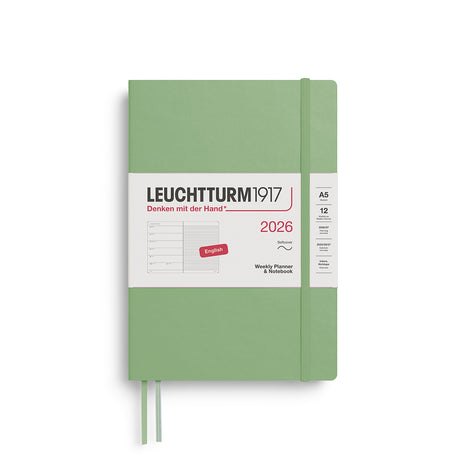 Leuchtturm Weekly Softcover Planner & Notebook - Medium (A5) 5 3/4" x 8 1/4"