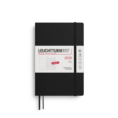 Leuchtturm Weekly Softcover Planner & Notebook - Paperback (B6+) 5" x 7 1/2"