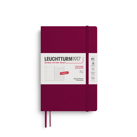 Leuchtturm Weekly Softcover Planner & Notebook - Paperback (B6+) 5" x 7 1/2"
