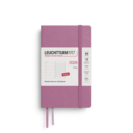 Leuchtturm Weekly Softcover Planner & Notebook - Pocket (A6) 3 1/2" x 6"