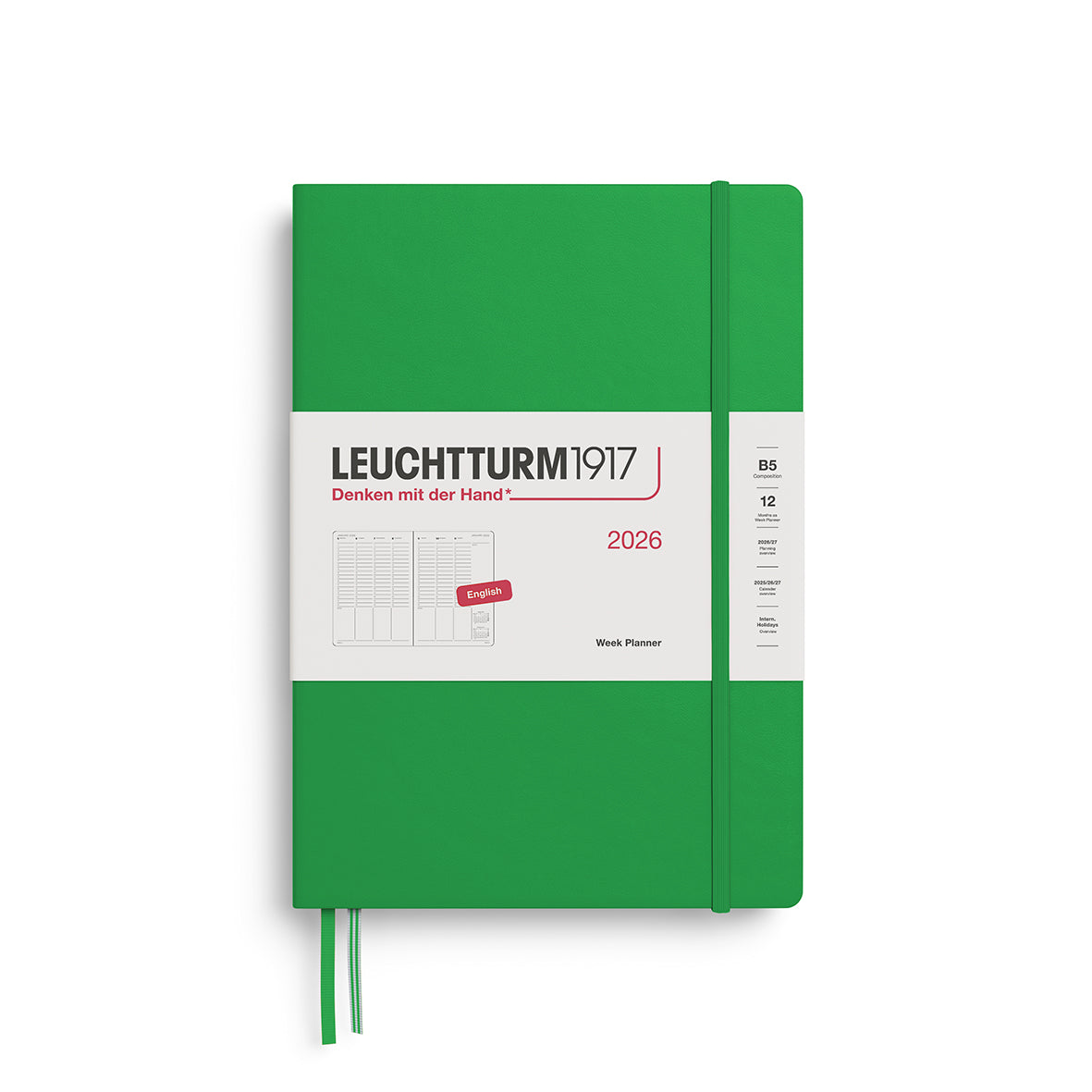 Leuchtturm Week Planner - Composition (B5) 7" x 10"