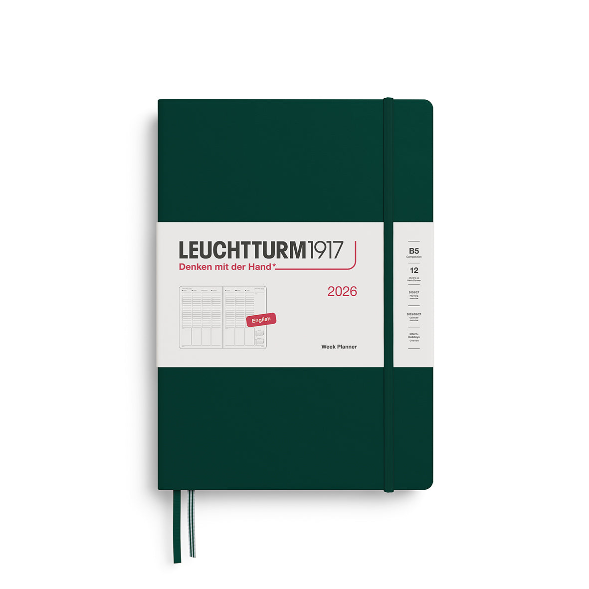 Leuchtturm Week Planner - Composition (B5) 7" x 10"