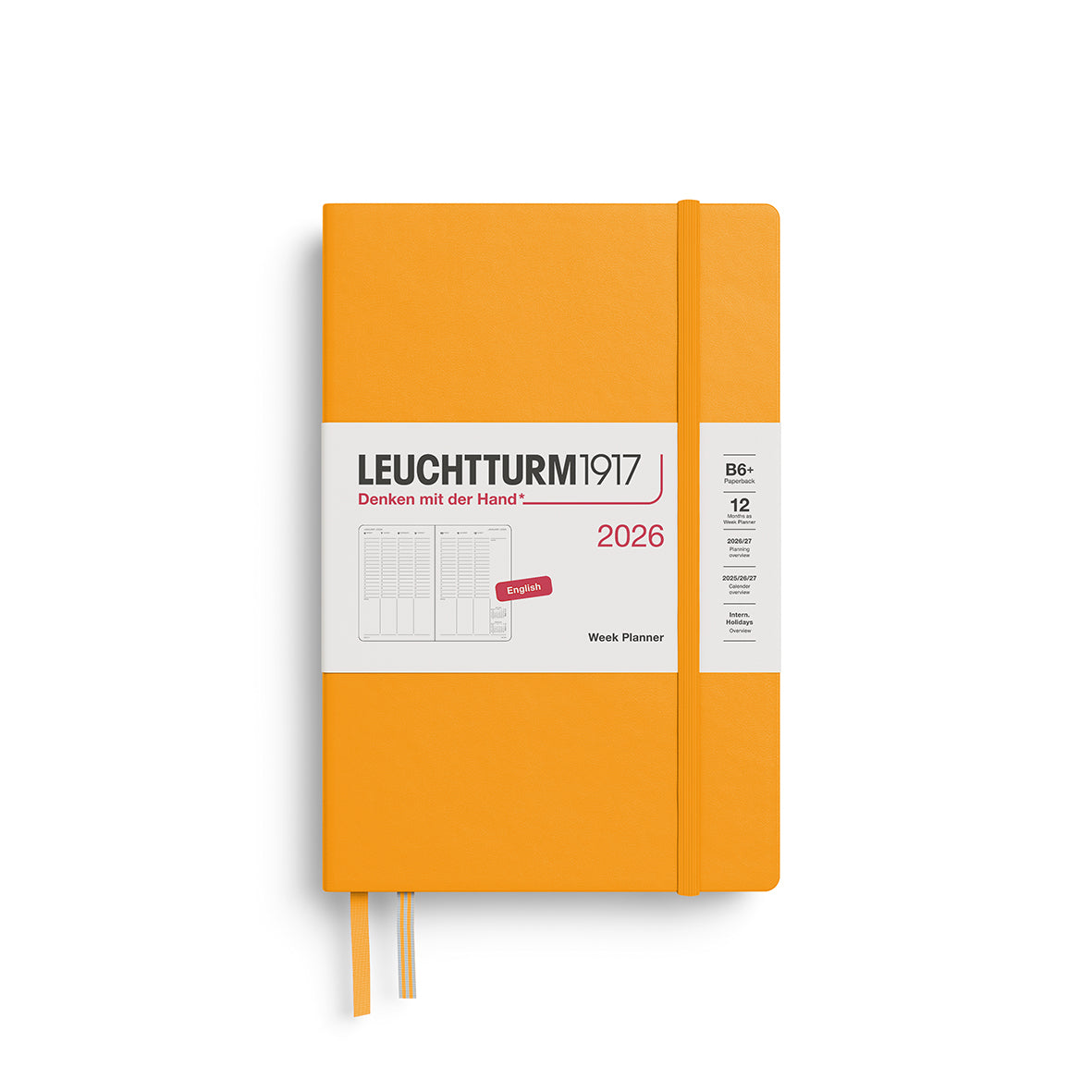 Leuchtturm Week Planner - (B6+) 5" x 7 1/2"