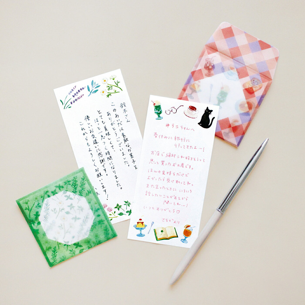 EL COMMUN Joyeux Mini Letter Set - Flower
