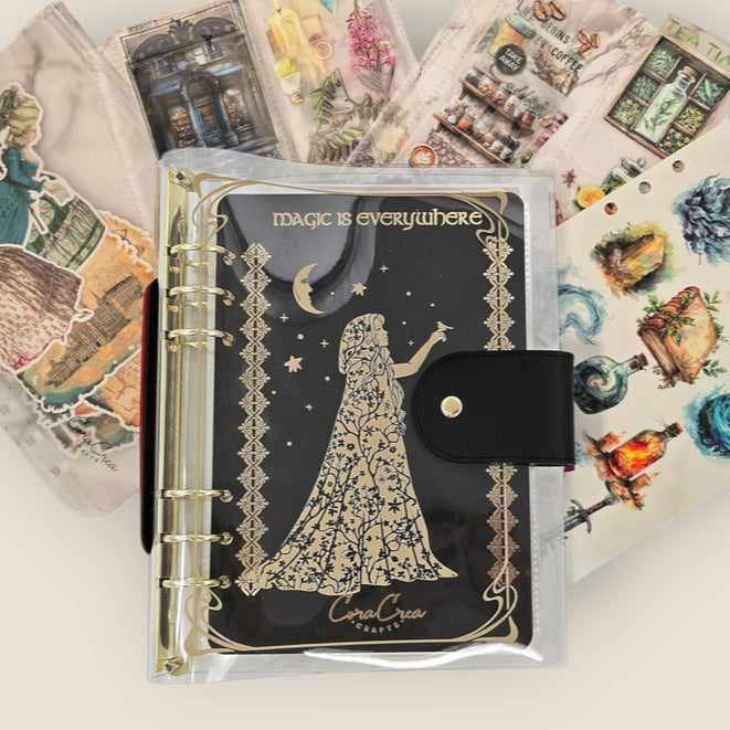 CoraCreaCrafts Witch Organizer Binder
