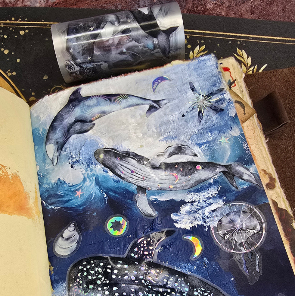 CoraCreaCrafts Mystical Ocean Transparent Tape (XL)