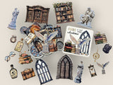 CoraCreaCrafts Academia Sticker Tin Box