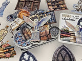 CoraCreaCrafts Academia Sticker Tin Box