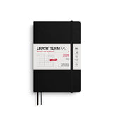 Leuchtturm Monthly Planner with Notebook - Paperback (B6+) 5" x 7 1/2"