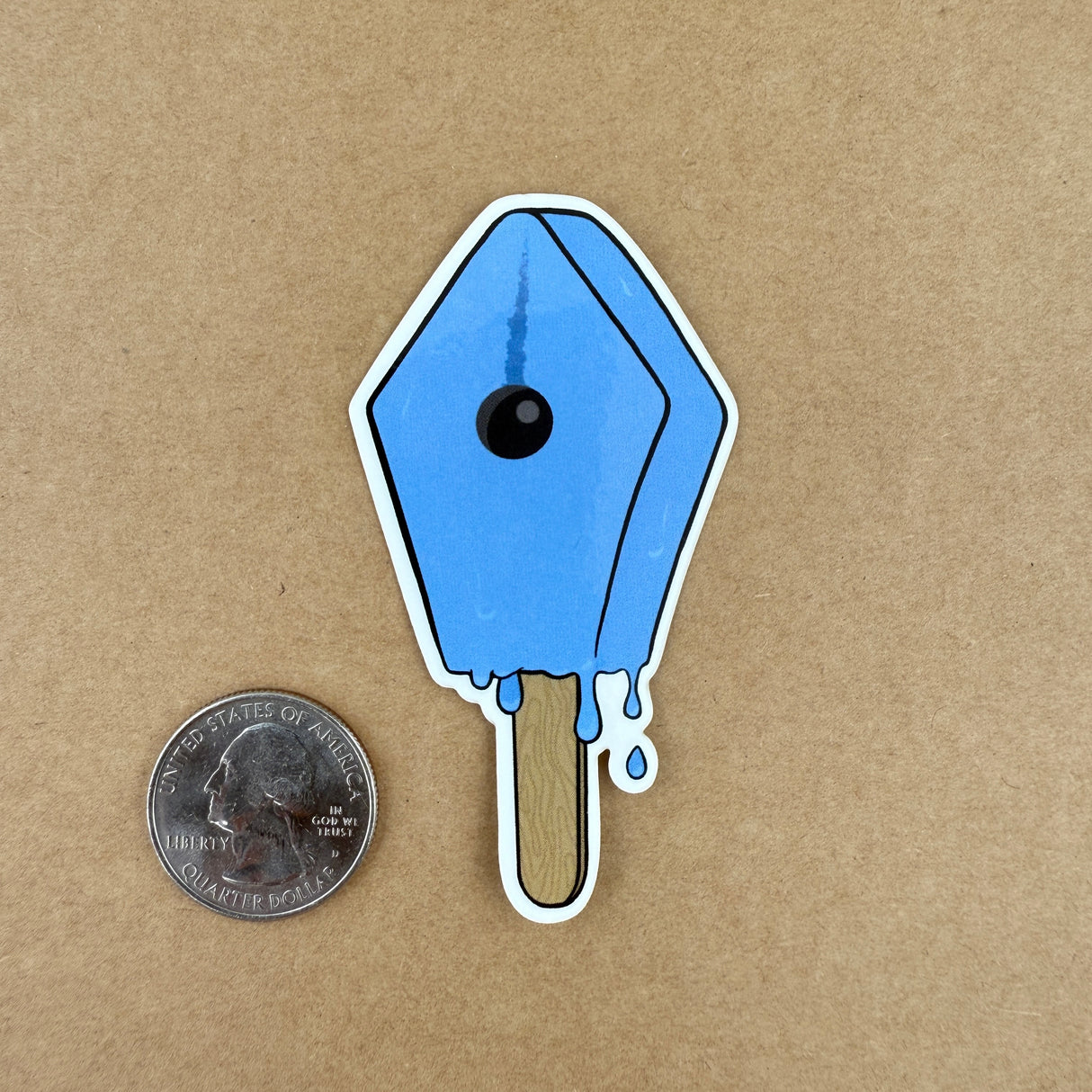 Atlas Stationers Sticker - Blue Drip