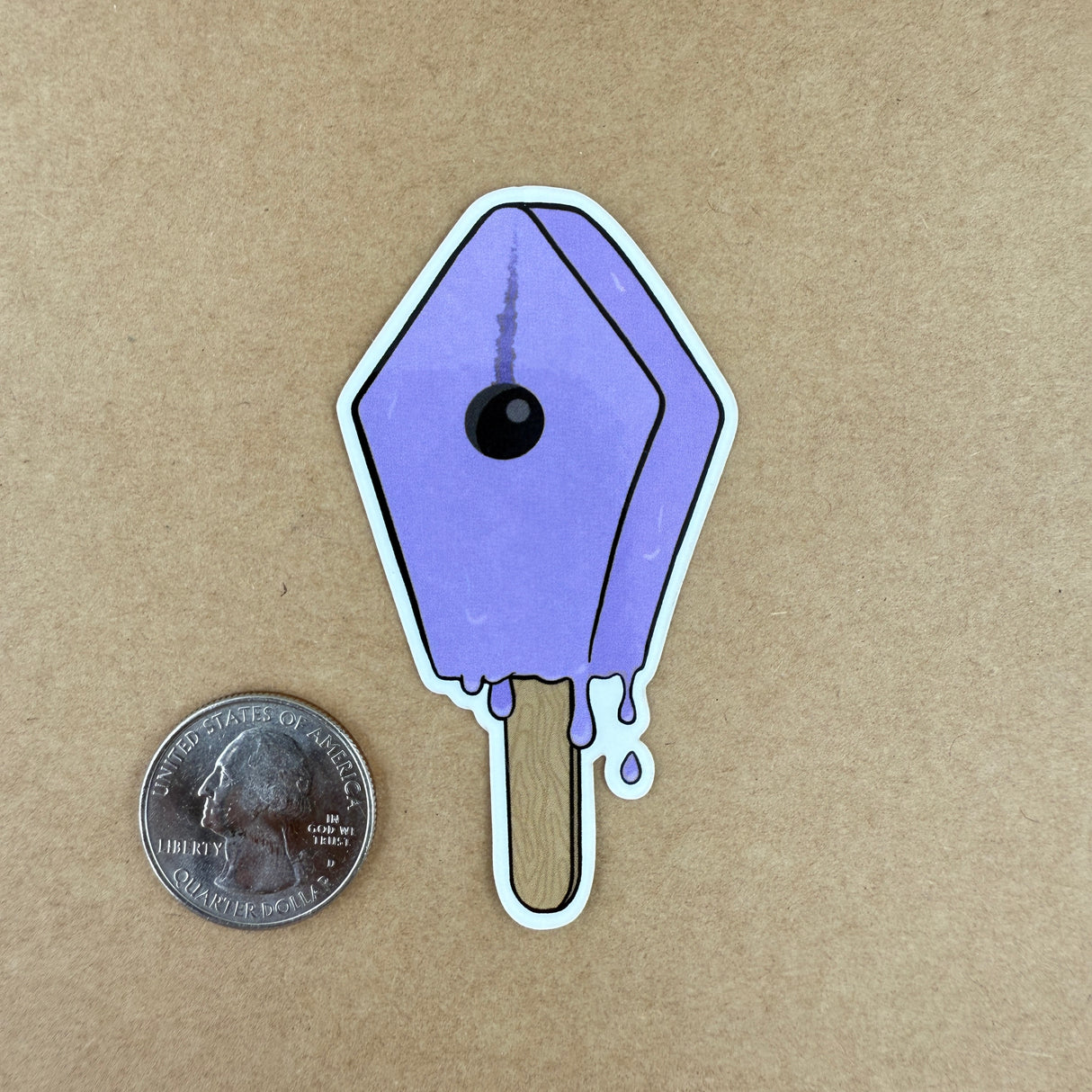 Atlas Stationers Sticker - Purple Drip