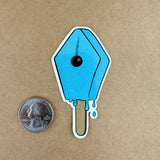 Atlas Stationers Sticker - Turquoise Drip