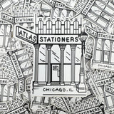 Atlas Stationers Sticker - Storefront Stamp