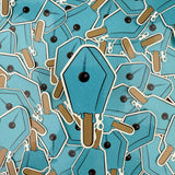 Atlas Stationers Sticker - Turquoise Drip