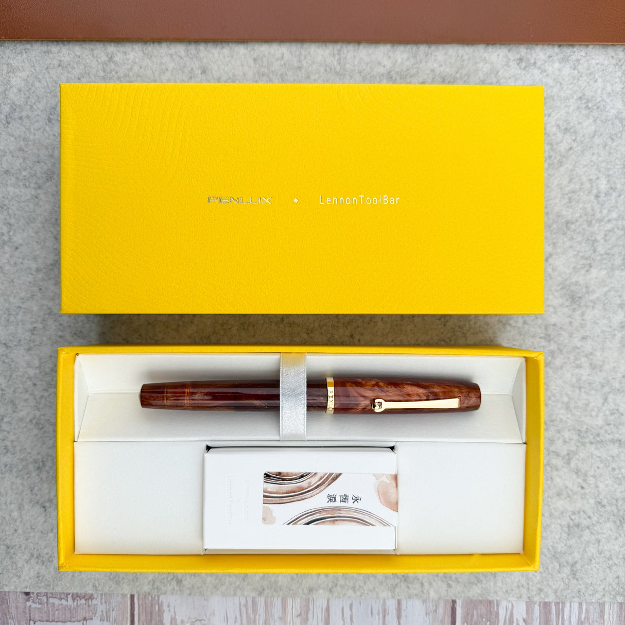 Penlux Concerto Fountain Pen - Amber (Special Edition)
