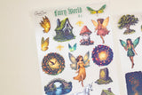 CoraCreaCrafts Fairy World Sticker Sheets