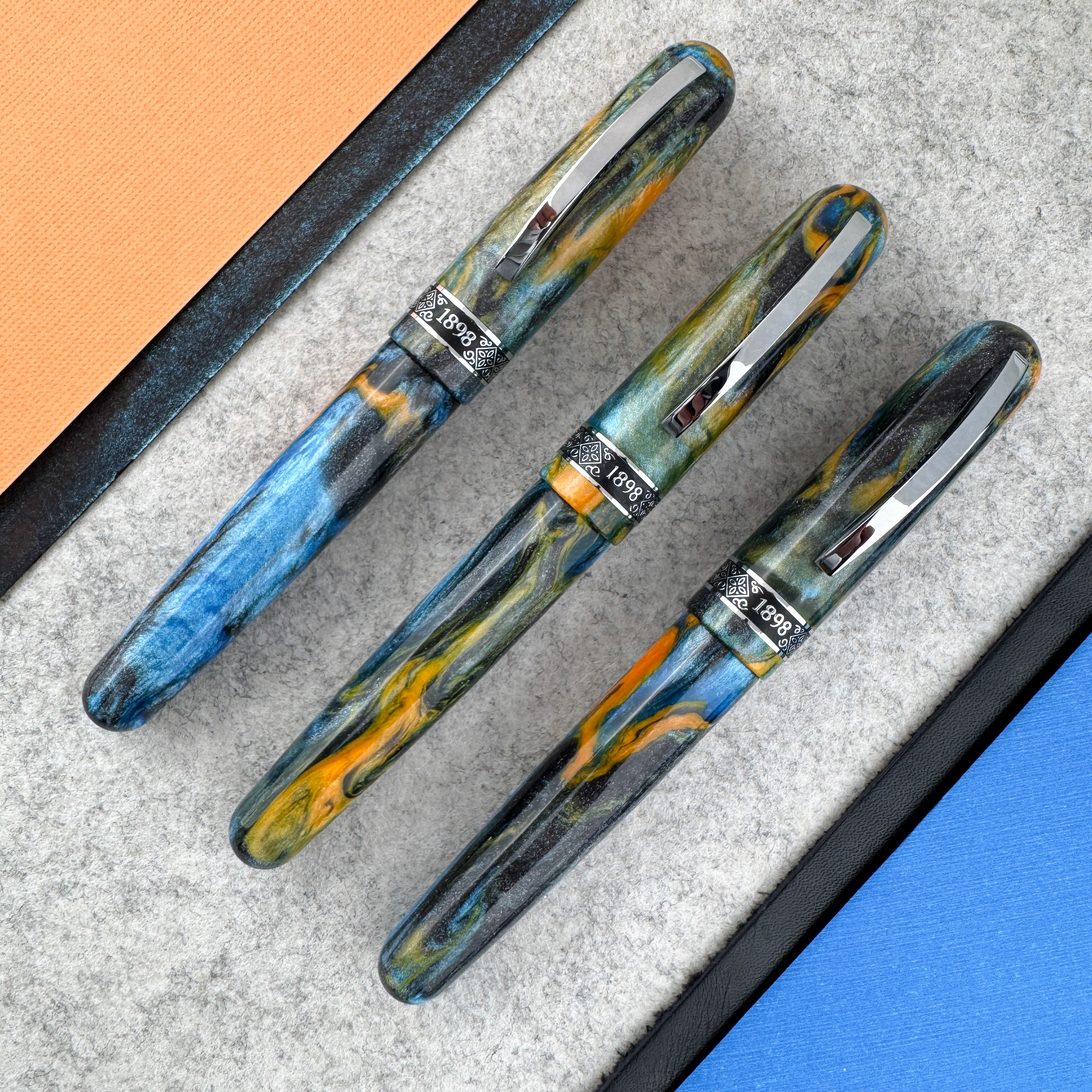 conklin コンクリン ヴィンテージ ペンシル Conklin 1898 Ken's Mix Fountain Pen with Chrome Trim (Limited
