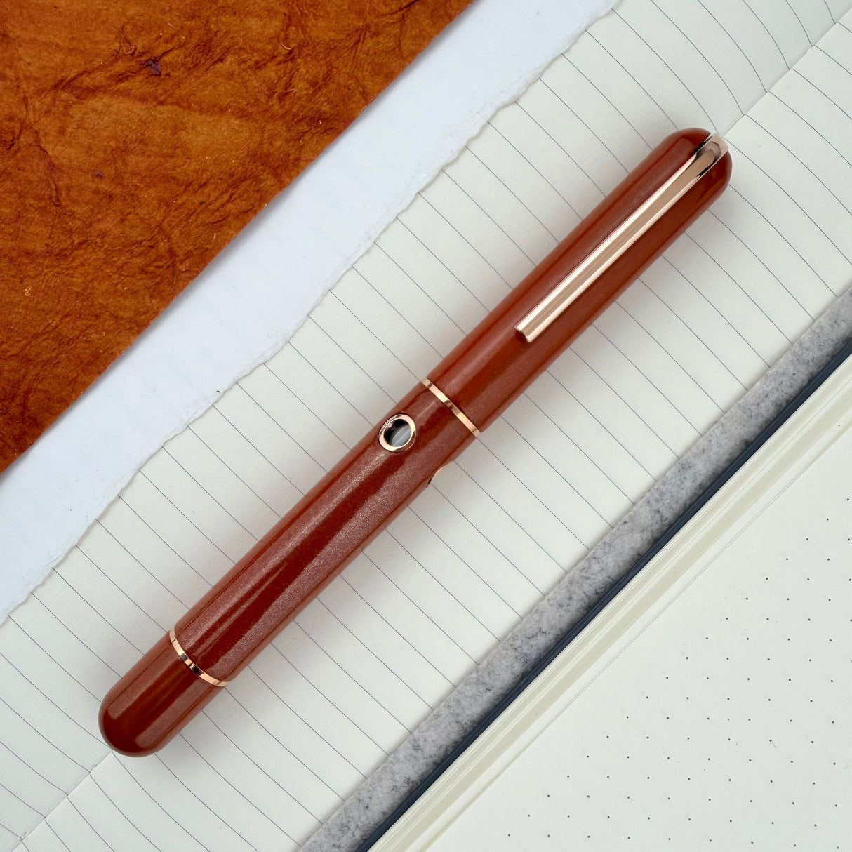 Nahvalur 365 Anniversary Roiro Fountain Pen - Copper