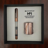 Monteverde MP1 Fountain Pen and Aluminum Pen Holder Set - Mocha Mousse (Limited Edition)