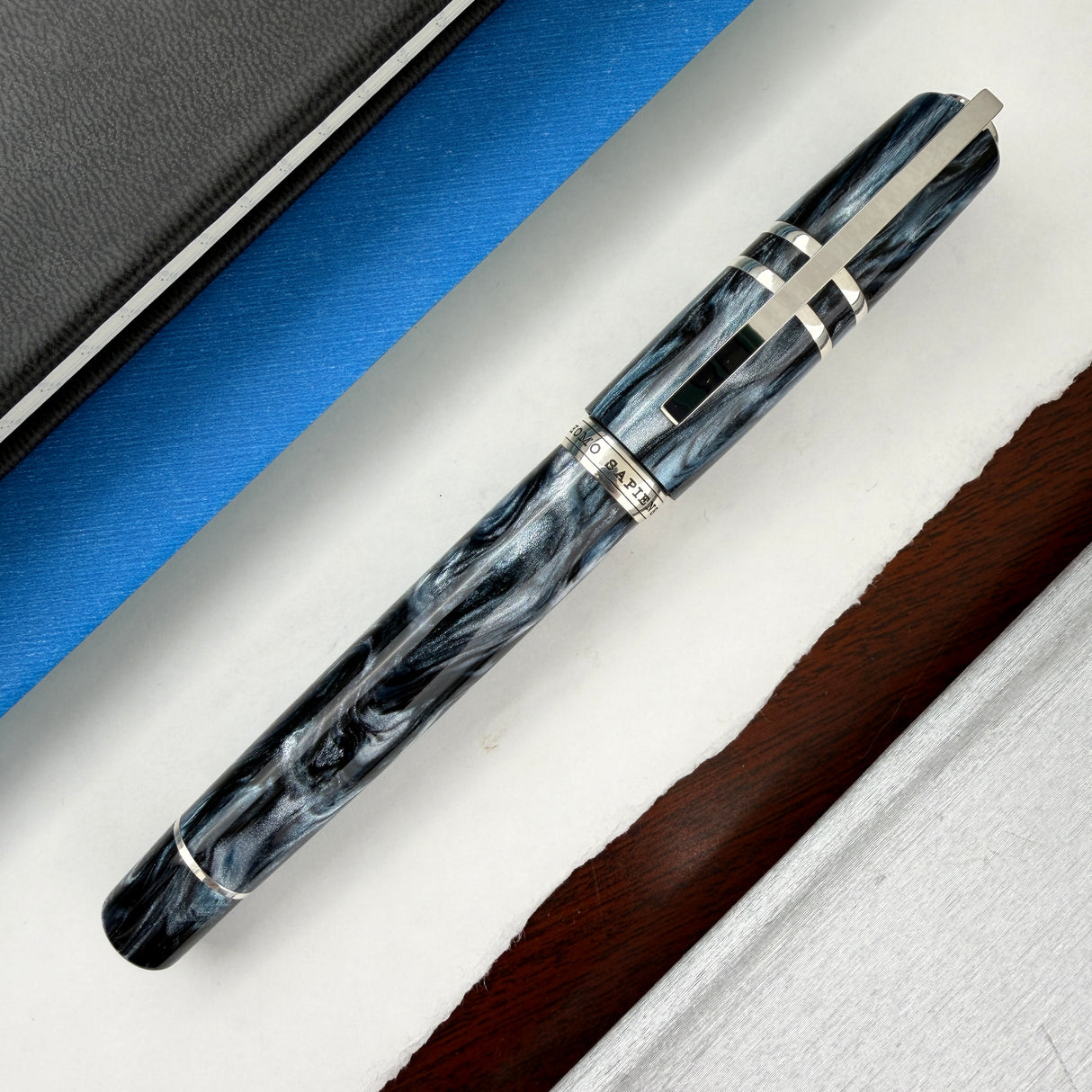 Visconti Homo Sapiens Fountain Pen - Dark Sapphire (Limited Edition)