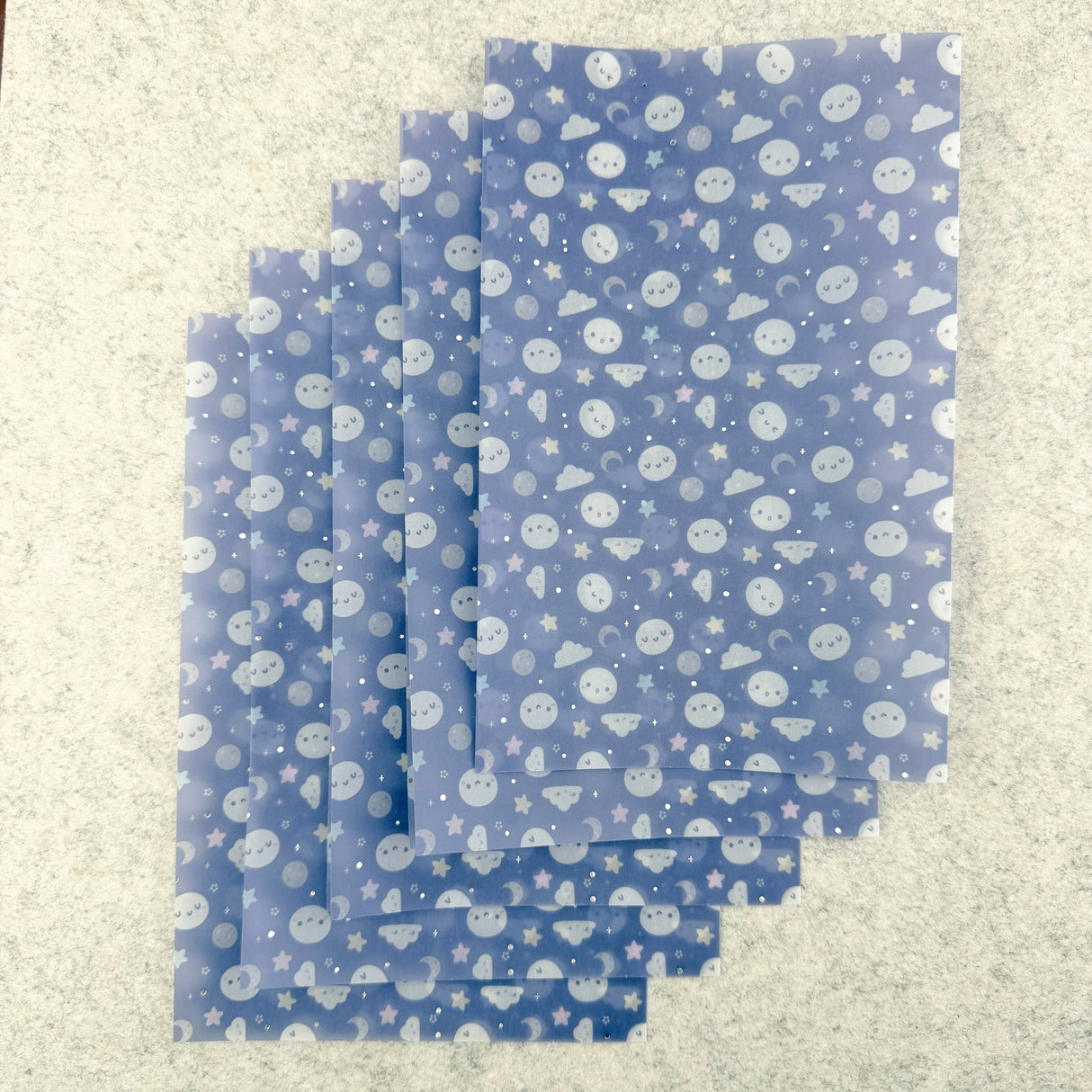 TheCoffeeMonsterzCo Vellum Paper - Set of 5