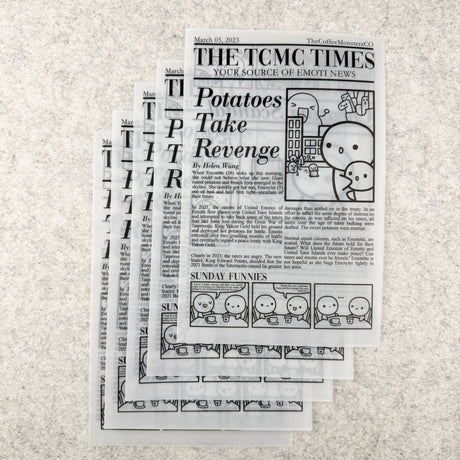 TheCoffeeMonsterzCo Vellum Paper - Set of 5