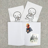 TheCoffeeMonsterzCo Sticker Book - A6