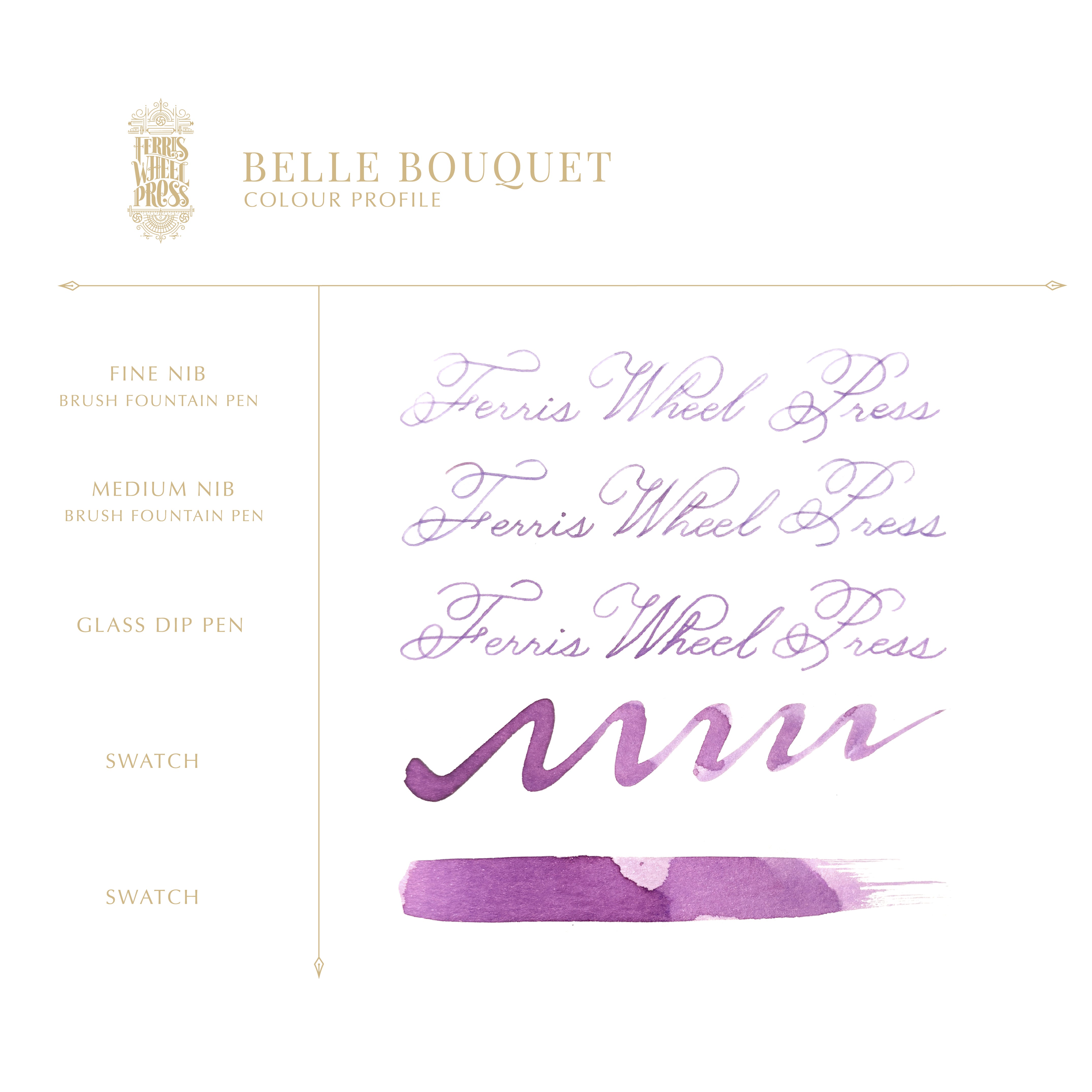 Ferris Wheel Press - Belle Bouquet - 38ml Bottled Ink – Atlas