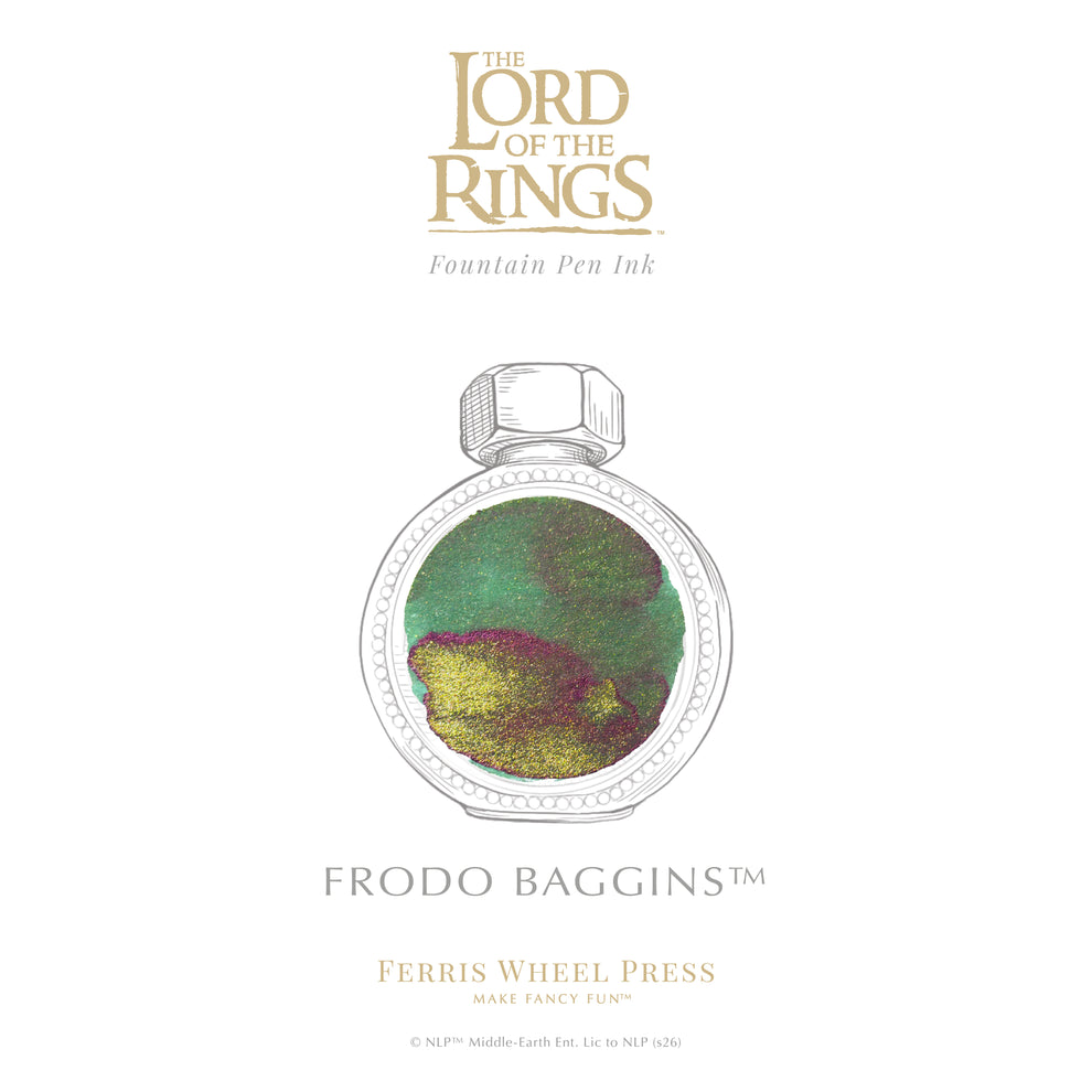 Frodo Signature Ferris Wheel Press x The Lord of the Rings Frodo Baggins Signature Ink ...