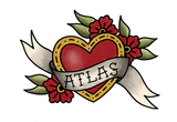 Atlas Stationers Sticker - Atlas Tat