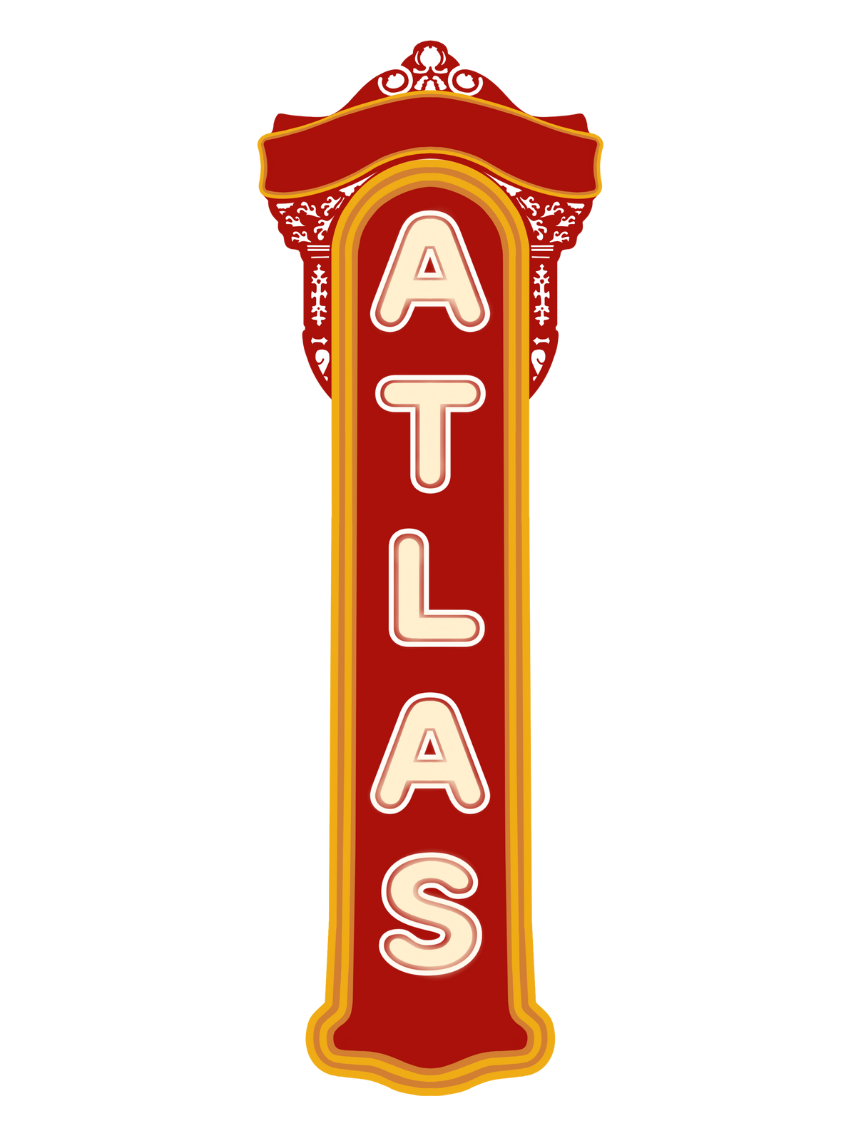 Atlas Stationers Sticker - Atlas Cinema