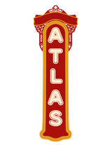 Atlas Stationers Sticker - Atlas Cinema