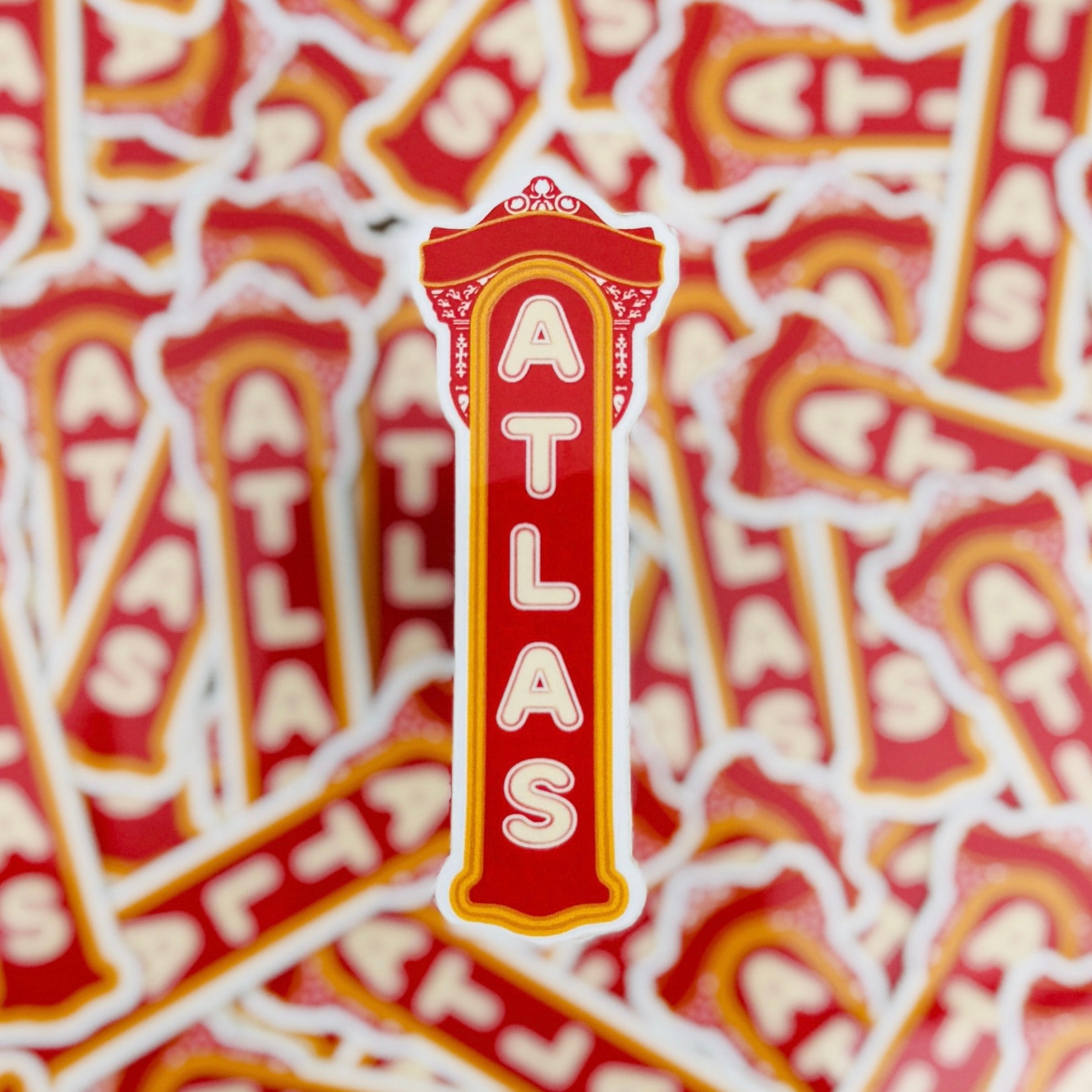 AtlasἌτλας,Titan,80,4 cm,アトラース Atlas Stationers Sticker - Atlas Cinema