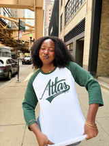 Atlas Stationers Baseball Shirt - Green (Atlas Exclusive)