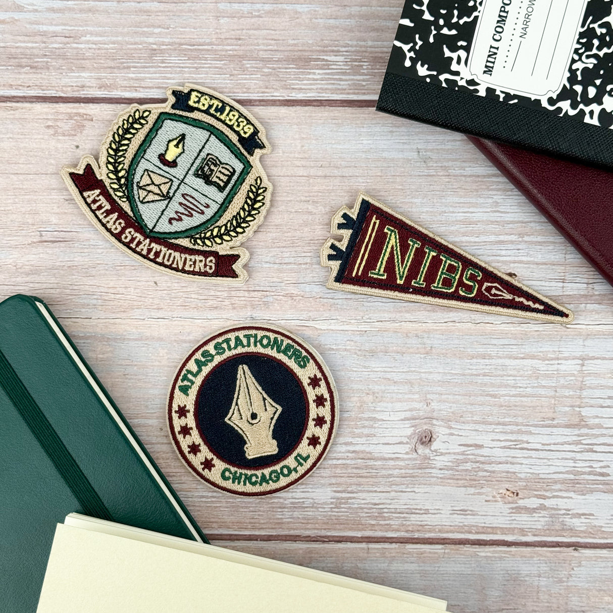 Atlas Stationers University Patches (3 Pack) (Atlas Exclusive)